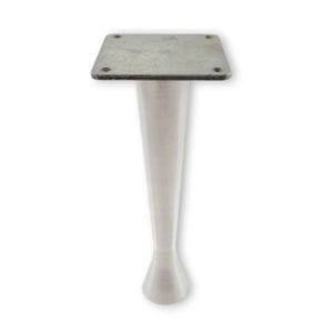 A SEDONA square aluminum base on a white background with decorative legs.