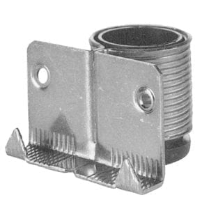 A monochrome image of a bracket for a REGULAR DUTY LEVELER.
