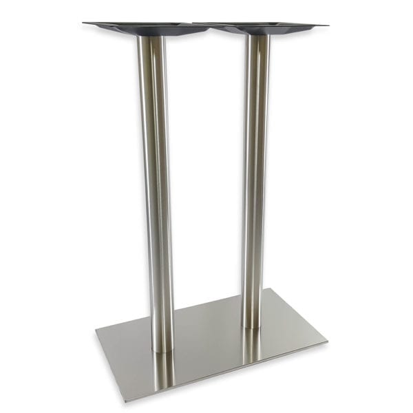 Stainless Steel rectangular table base bar height