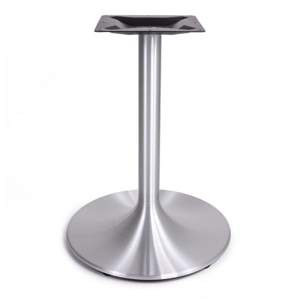 Round aluminum tulip style table base