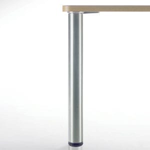A wooden table with HEIDELBERG METAL TABLE LEGS 3″ (80mm).