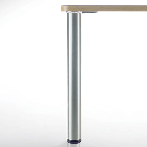 A wooden table with HEIDELBERG METAL TABLE LEGS 3″ (80mm).