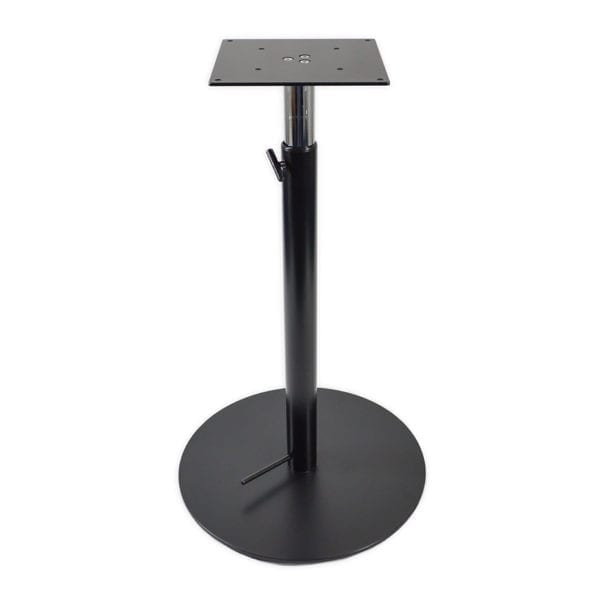 height adjustable table base black pneumatic