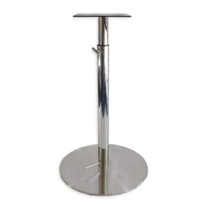 Height adjustable table base stainless steel