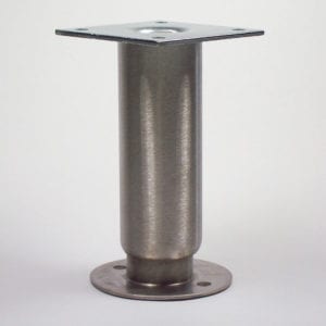 two inch stainless steel equipment leg with flange