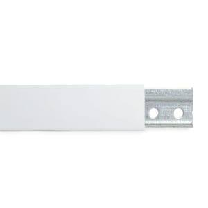 White cover 875 closet hanging rail