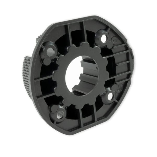 CAMAR black plastic leveler socket screw mount