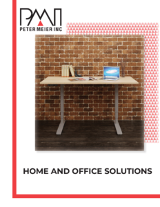 Electric desk catalog cover from PMI