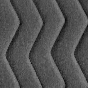 A black and white photo showcasing a chevron pattern.