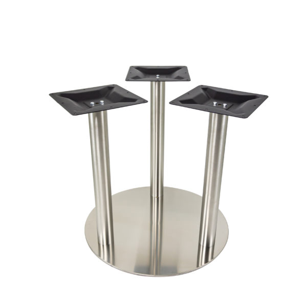 #304 stainless steel table base with three columns