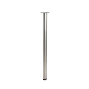 bar height round stainless steel table leg
