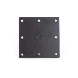 Table leg square mounting plate