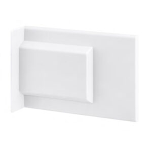 White cover cap for 807XL hanging bracket