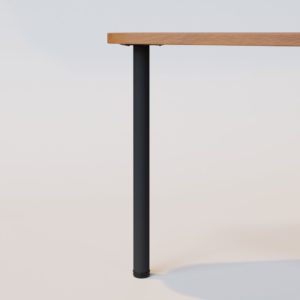 black table leg, rockwell 50mm