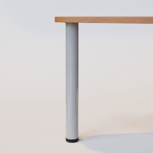 Grey dining height table leg, Rockwell