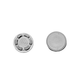 12 mm gray cover cap front and back