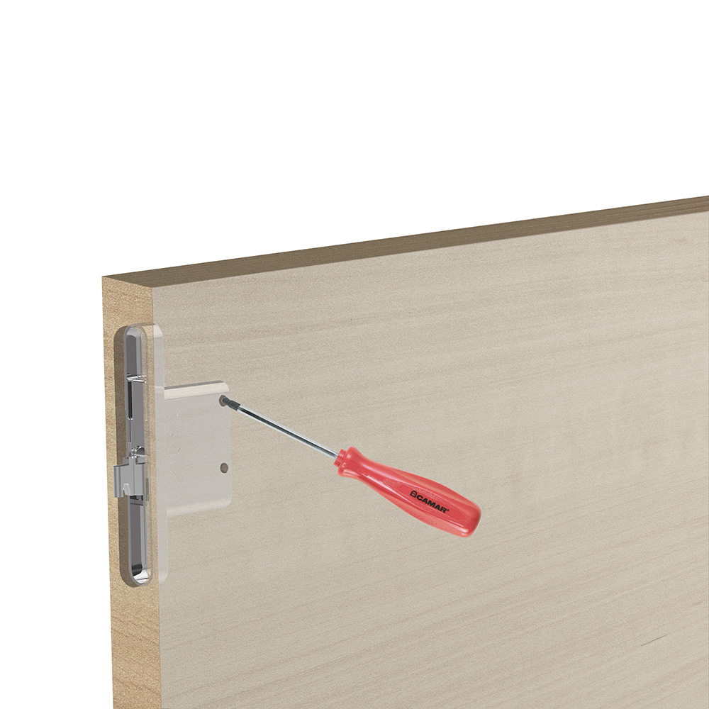 821-20 side panel hanger adjustment with screwdriver