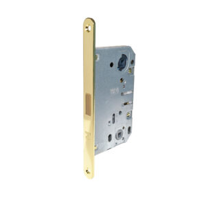 Magnetic Door lock with polished brass