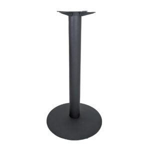 Bar height table base with four inch column
