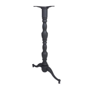T-style decorative table base bar height with two legs