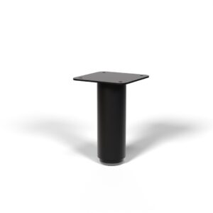 Table leg for restaurant booths in black