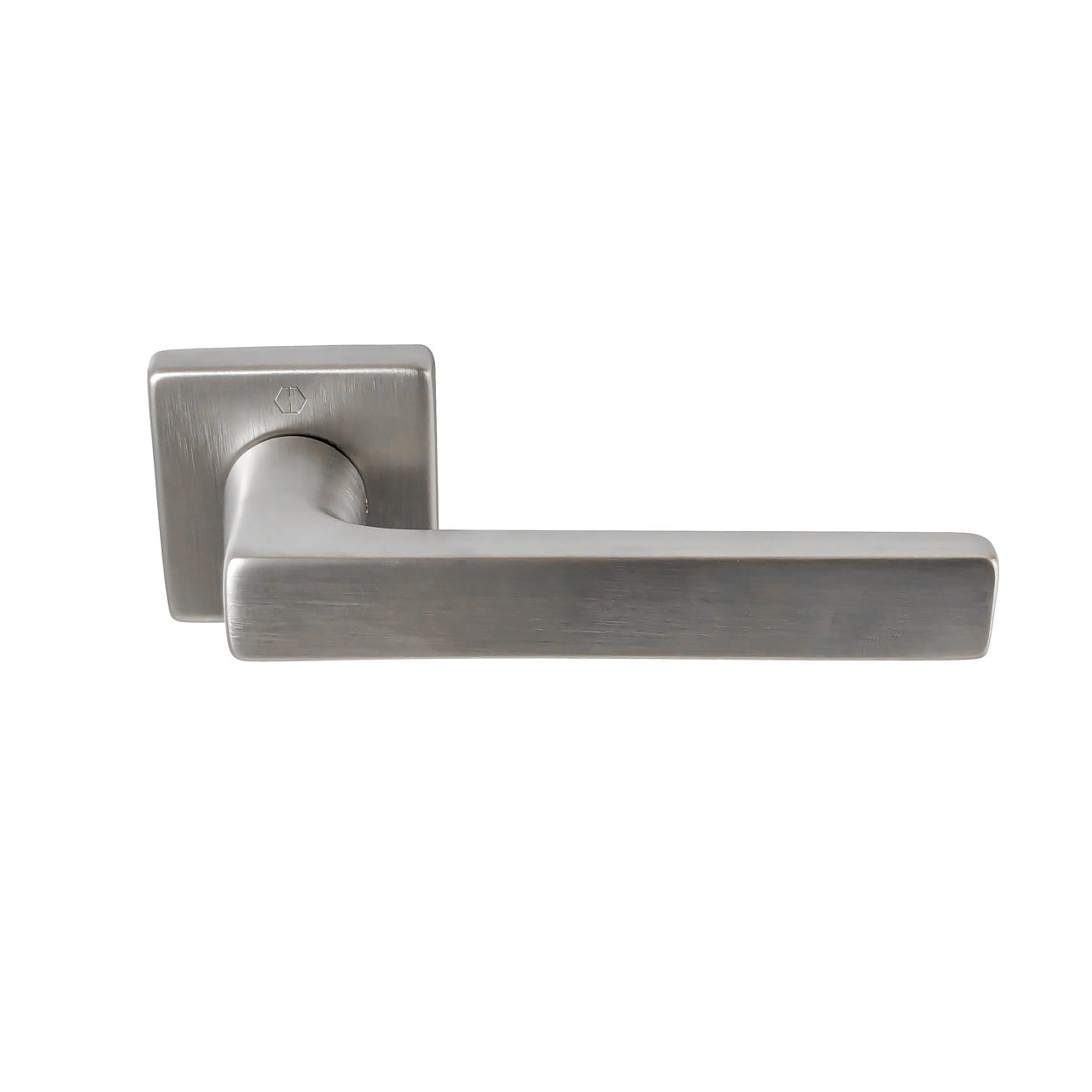 thumbnail image 2 of FORME Satin Chrome Square Interior Door Handle – Universal Fit For Bathroom, Bedroom, RV 2 of 6