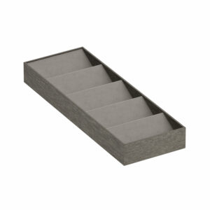 Grey Luxury jewelry holder tray for necklaces and pendants